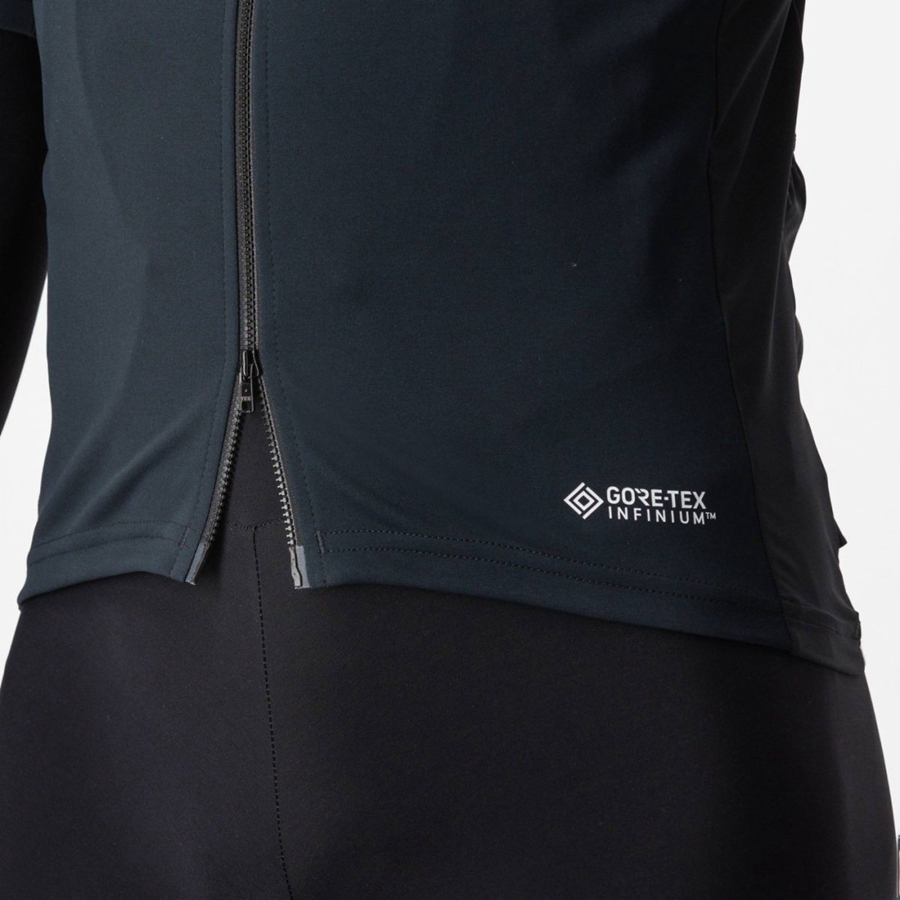 Castelli PERFETTO RoS 2 WIND Jakker Herre Svarte | 702386RJL