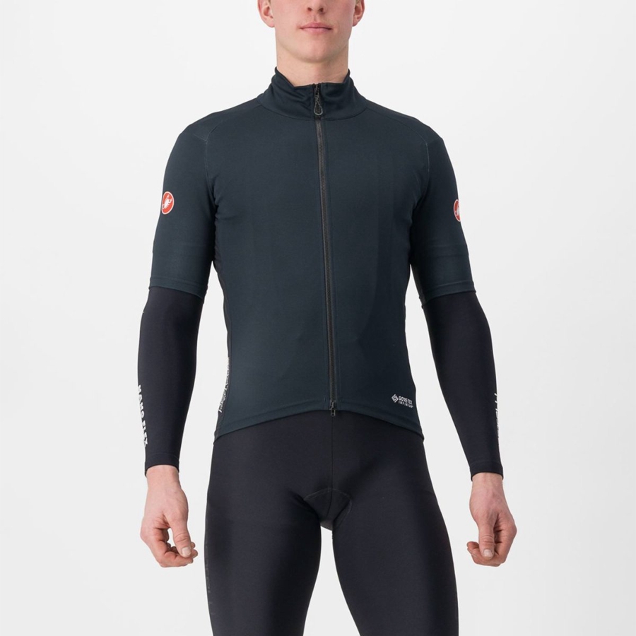 Castelli PERFETTO RoS 2 WIND Jakker Herre Svarte | 702386RJL