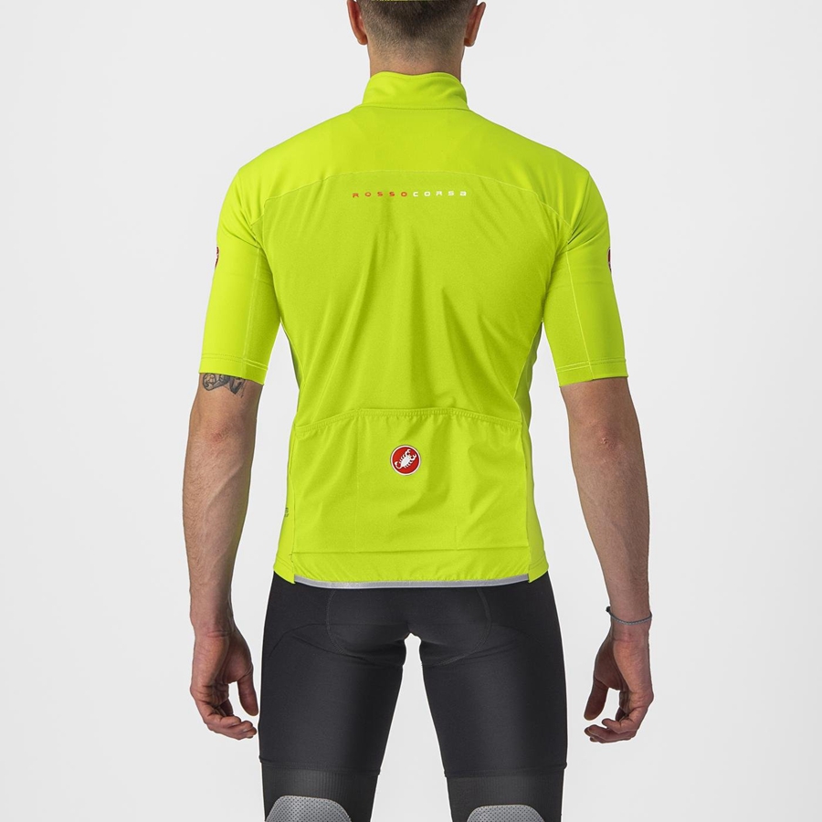 Castelli PERFETTO RoS 2 WIND Jakker Herre Lyse Grønn | 268947EJQ