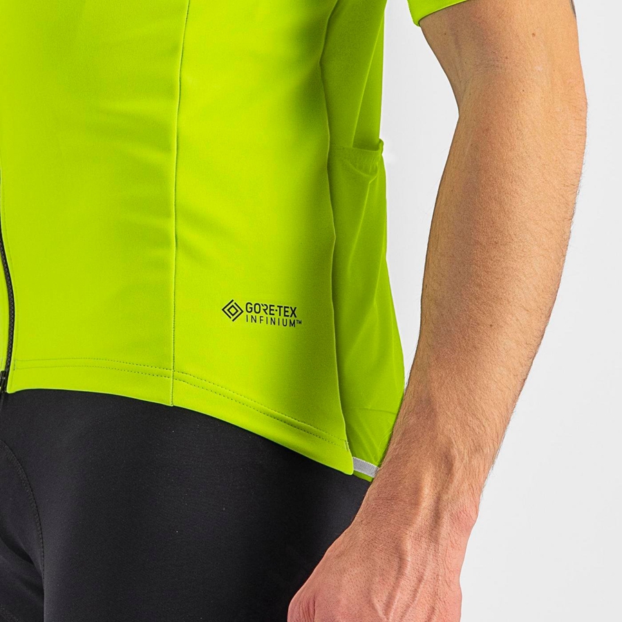 Castelli PERFETTO RoS 2 WIND Jakker Herre Lyse Grønn | 268947EJQ