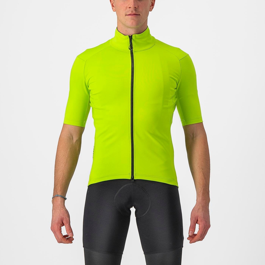 Castelli PERFETTO RoS 2 WIND Jakker Herre Lyse Grønn | 268947EJQ