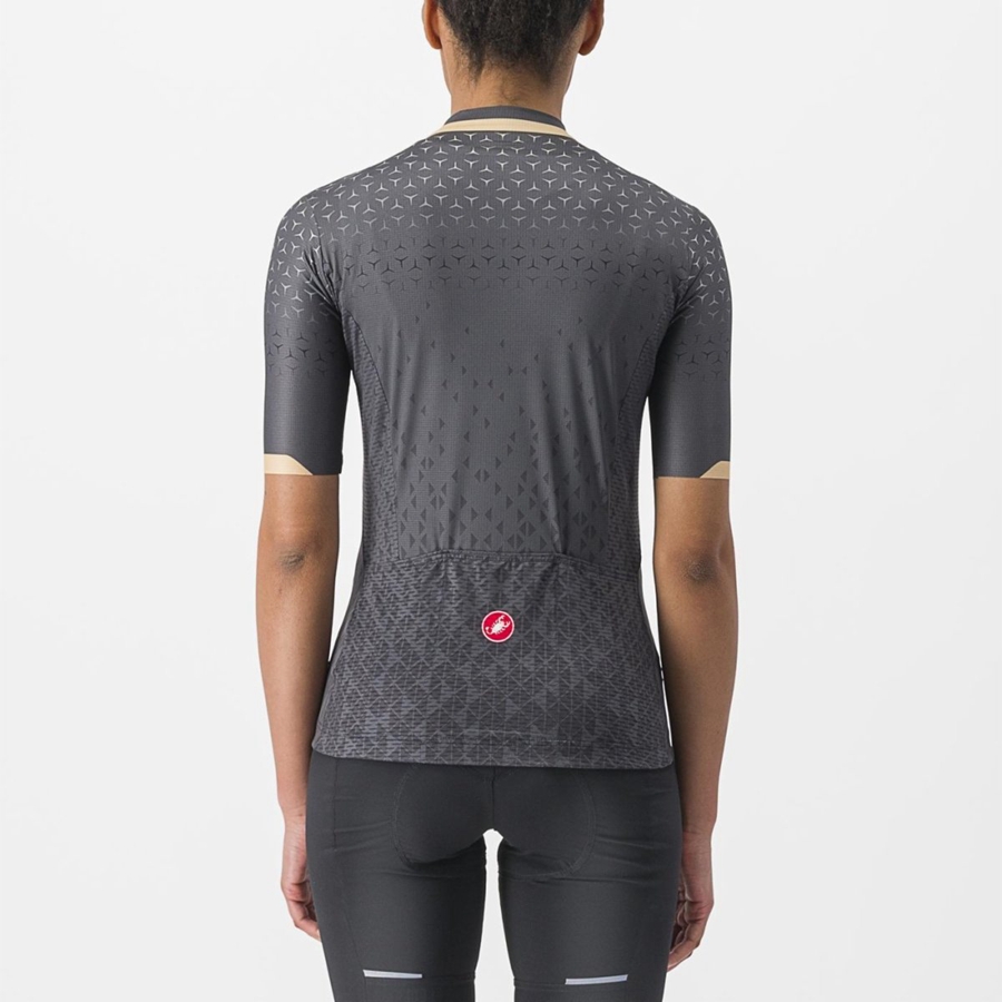 Castelli PEZZI Jersey Dame Mørke Grå | 316982XRA