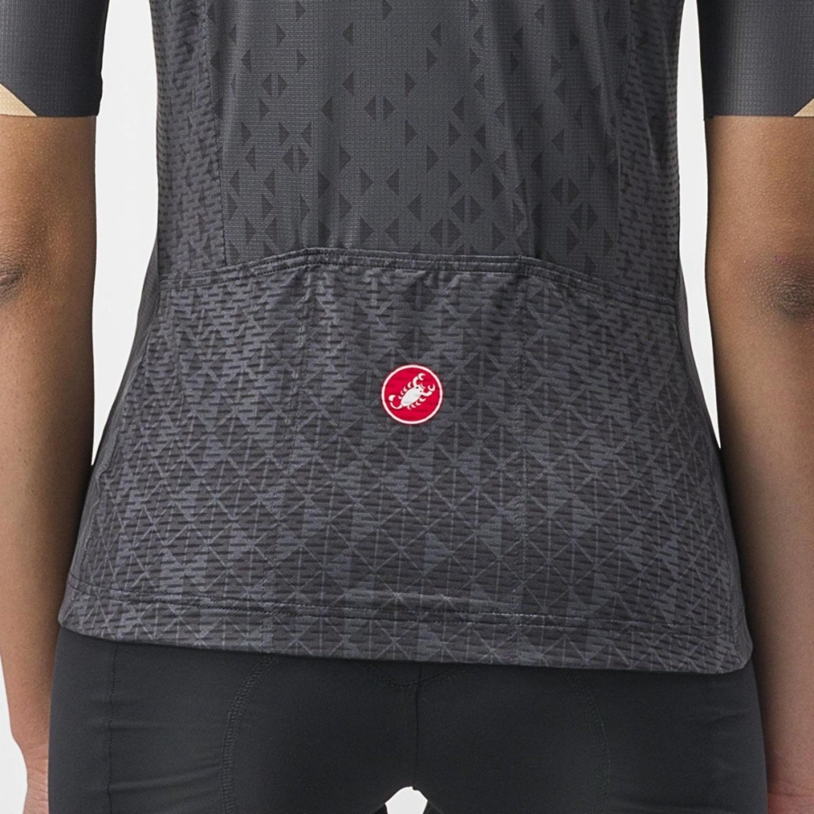 Castelli PEZZI Jersey Dame Mørke Grå | 316982XRA