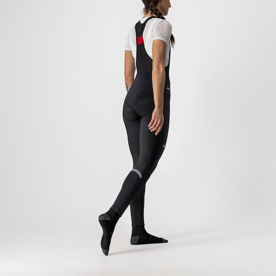 Castelli POLARE W Tights Med Smekke Dame Svarte | 563109SDT