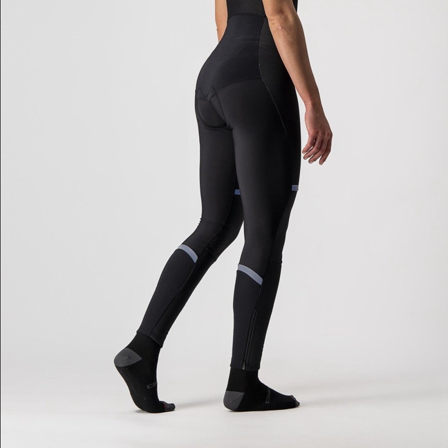 Castelli POLARE W Tights Med Smekke Dame Svarte | 563109SDT