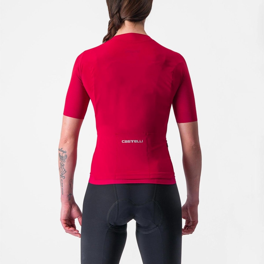 Castelli PREMIO W Jersey Dame Rød | 418602WYC