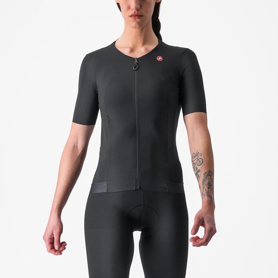 Castelli PREMIO W Jersey Dame Svarte | 543968TDH