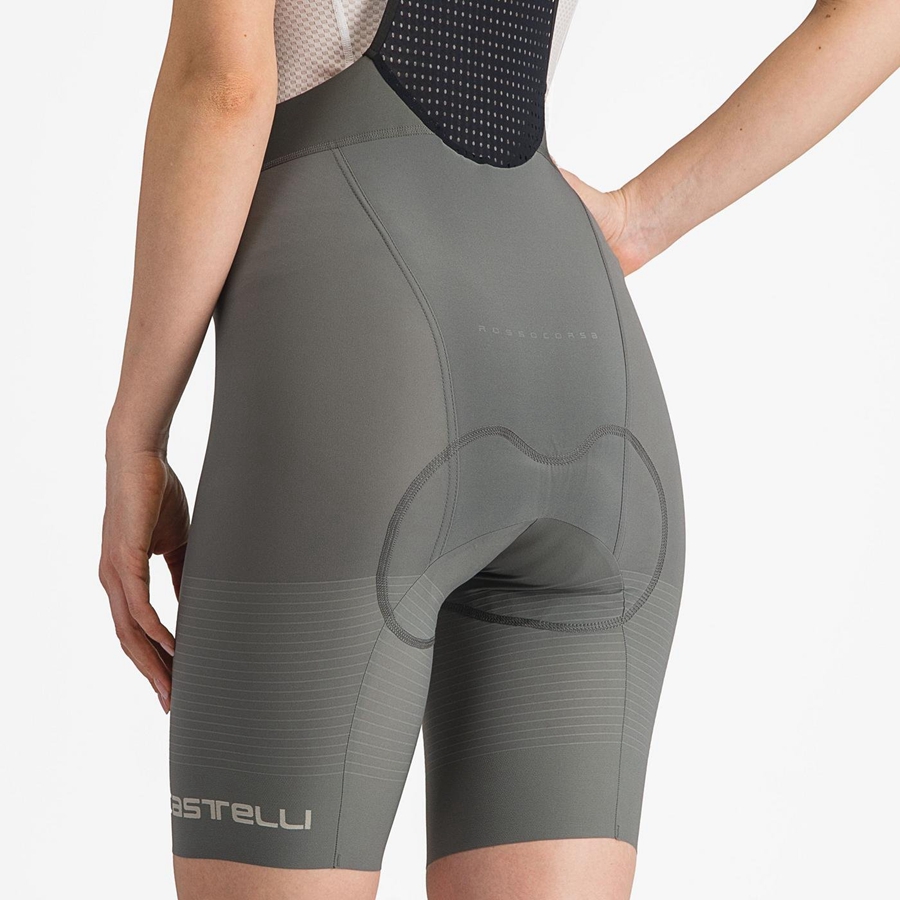 Castelli PREMIO W Shorts Med Smekke Dame Grå | 941802JNM