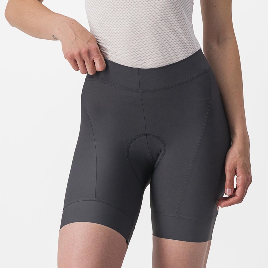 Castelli PRIMA Shorts Dame Mørke Grå Oransje | 906451ORE