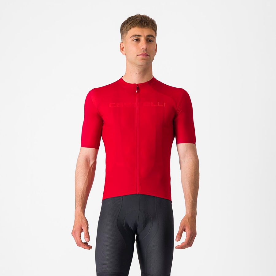 Castelli PROLOGO LITE Jersey Herre Rød | 574396SLT