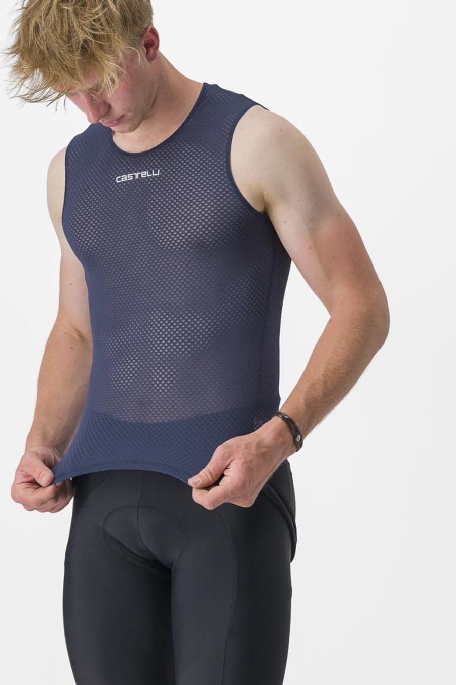 Castelli PRO MESH 2.0 SLEEVELESS Basislag Herre Blå | 984632EKW