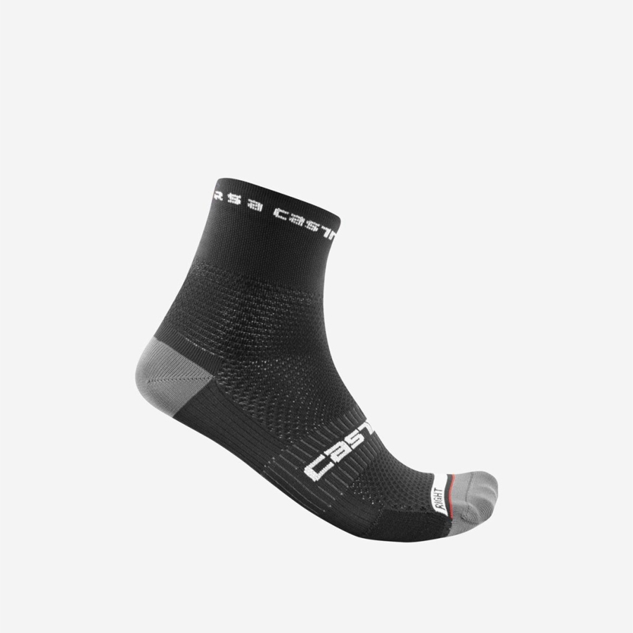 Castelli ROSSO CORSA PRO 9 Sokker Herre Svarte | 538429RLD