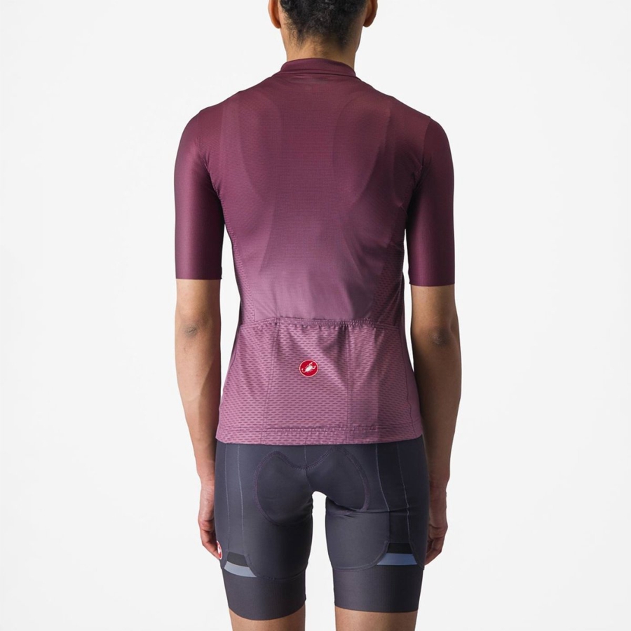 Castelli SALITA Jersey Dame Dyp Burgunder Dyp Lilla | 584790BCZ