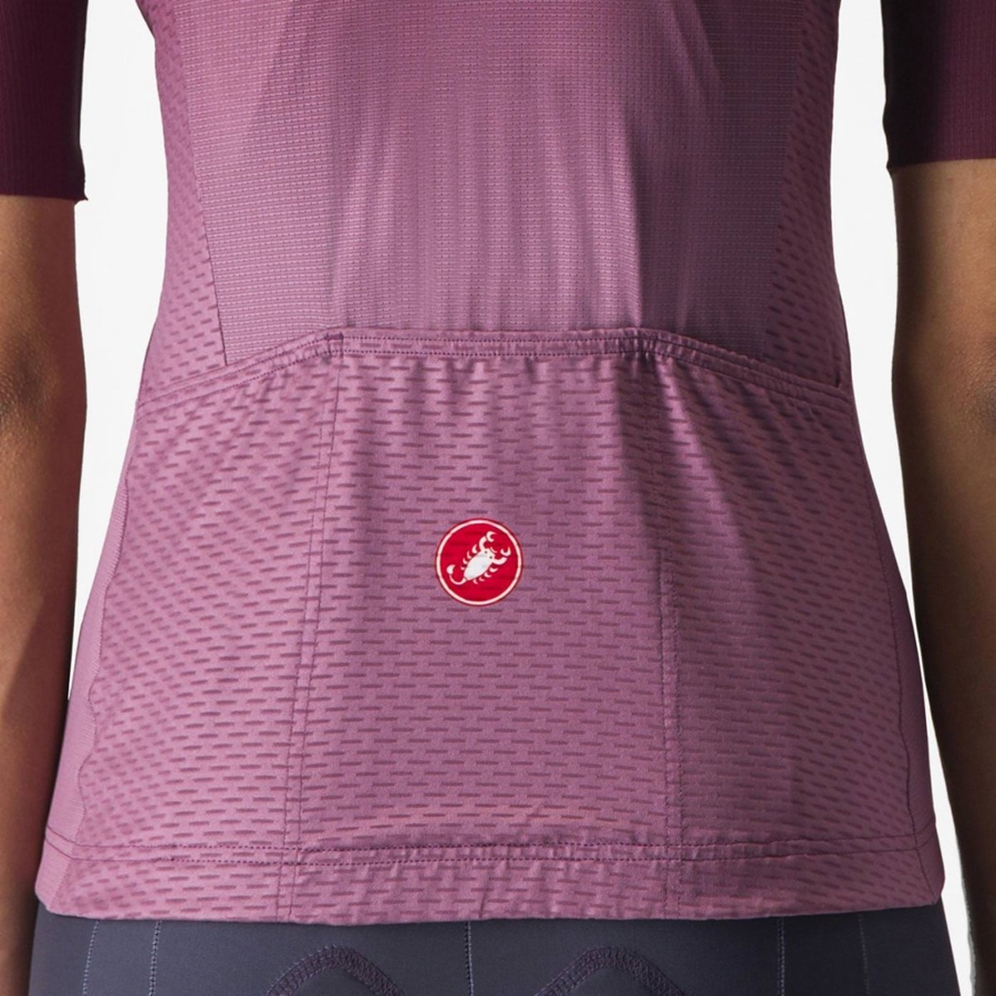 Castelli SALITA Jersey Dame Dyp Burgunder Dyp Lilla | 584790BCZ