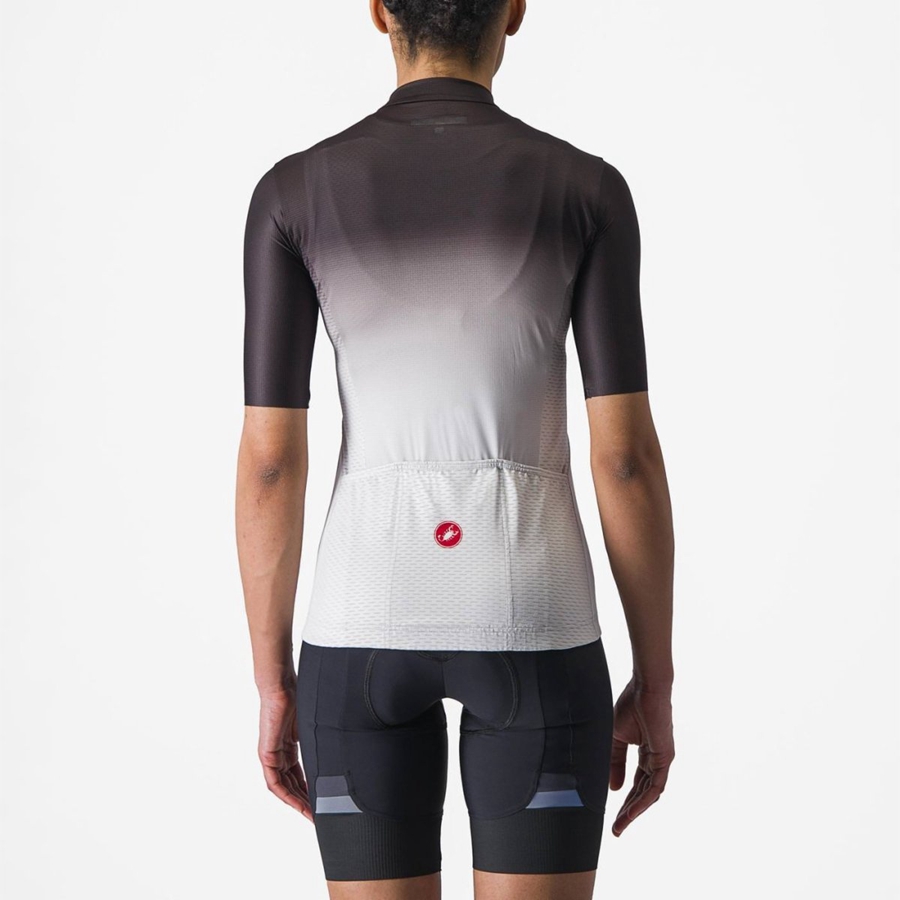 Castelli SALITA Jersey Dame Svarte Sølv Grå Hvite | 098632EKY