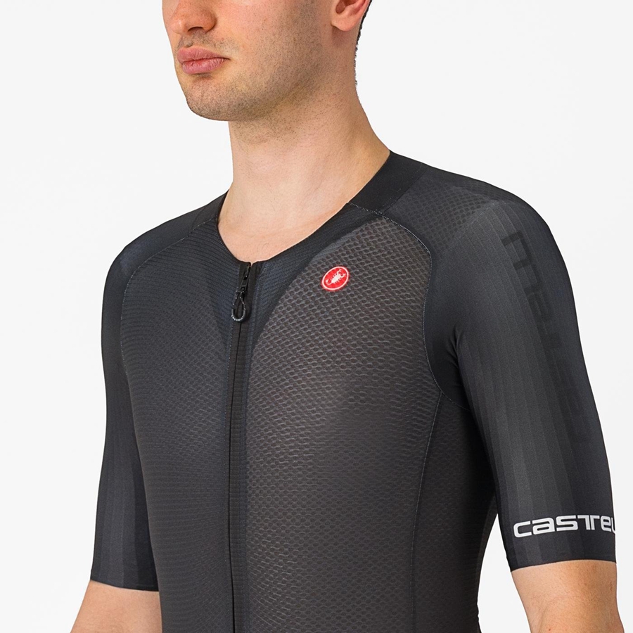 Castelli SANREMO BTW Speedsuit Herre Svarte | 651490UCM