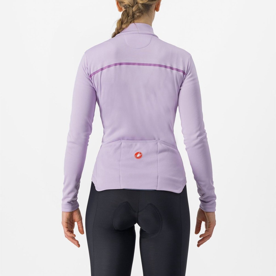 Castelli SINERGIA 2 FZ Jersey Dame Lilla Lilla | 659031BWE