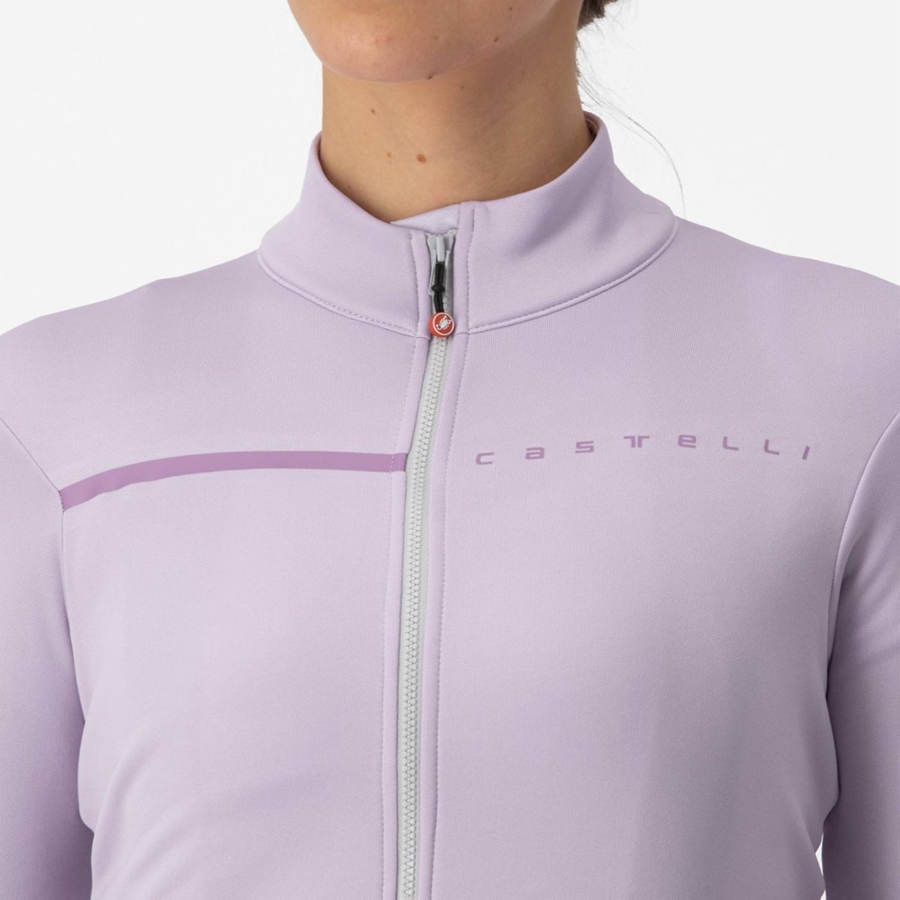 Castelli SINERGIA 2 FZ Jersey Dame Lilla Lilla | 659031BWE