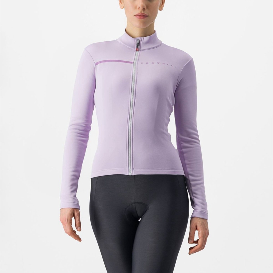 Castelli SINERGIA 2 FZ Jersey Dame Lilla Lilla | 659031BWE