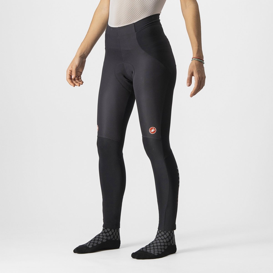 Castelli SORPASSO RoS W Leggings Dame Svarte | 498205XZM