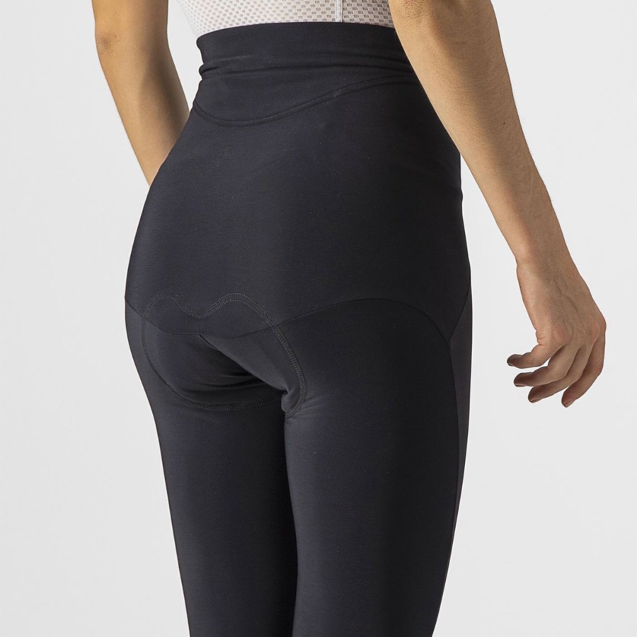 Castelli SORPASSO RoS W Leggings Dame Svarte | 498205XZM