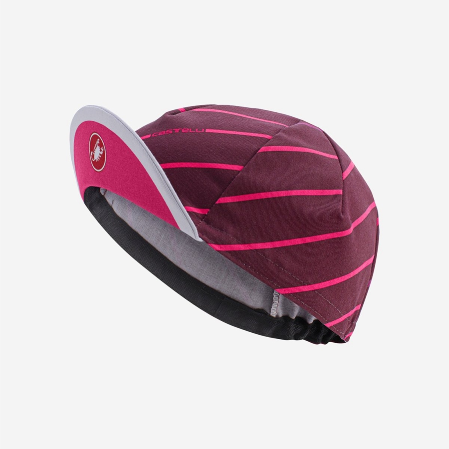 Castelli SPEED STRADA Cap Herre Burgunder | 162508ZGK