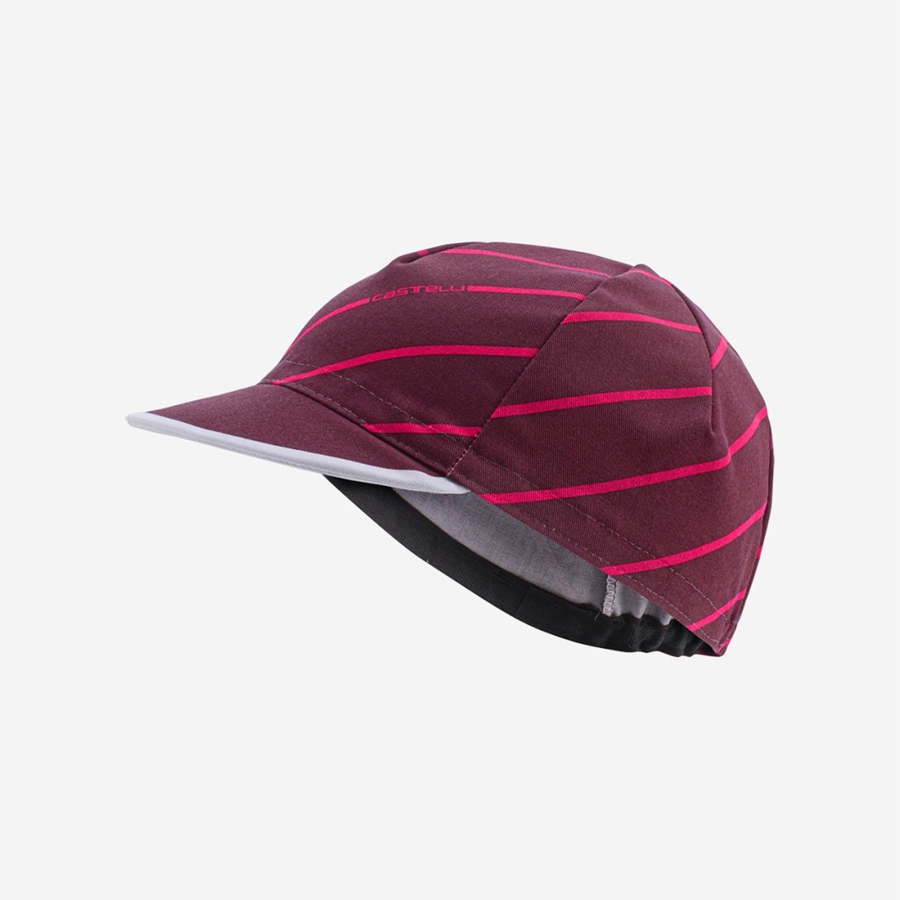 Castelli SPEED STRADA Cap Herre Burgunder | 162508ZGK