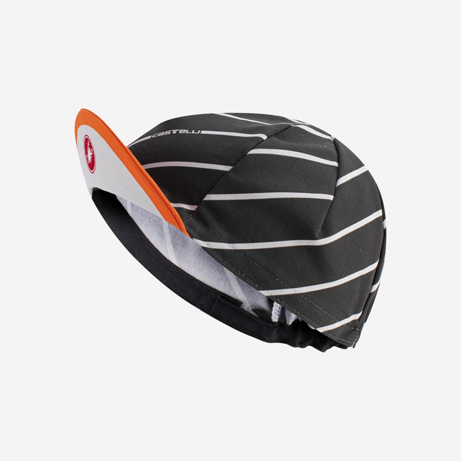 Castelli SPEED STRADA Cap Herre Mørke Grå | 062987JEQ