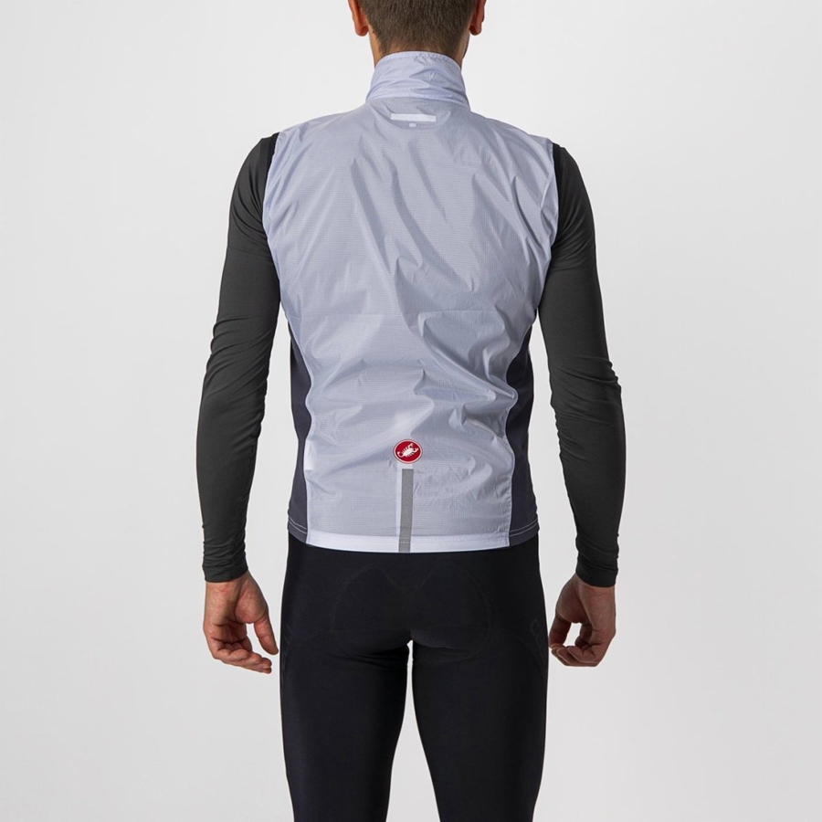 Castelli SQUADRA STRETCH Vest Herre Sølv Grå Mørke Grå | 670935ZWC