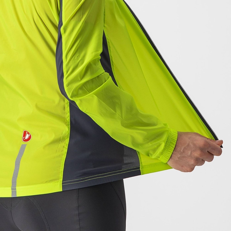 Castelli SQUADRA STRETCH W Beskyttelse Dame Lyse Grønn Mørke Grå | 923157BIS