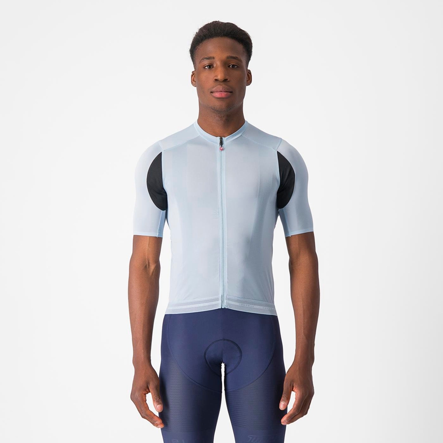 Castelli SUPERLEGGERA 3 Jersey Herre Blå | 032149IAX