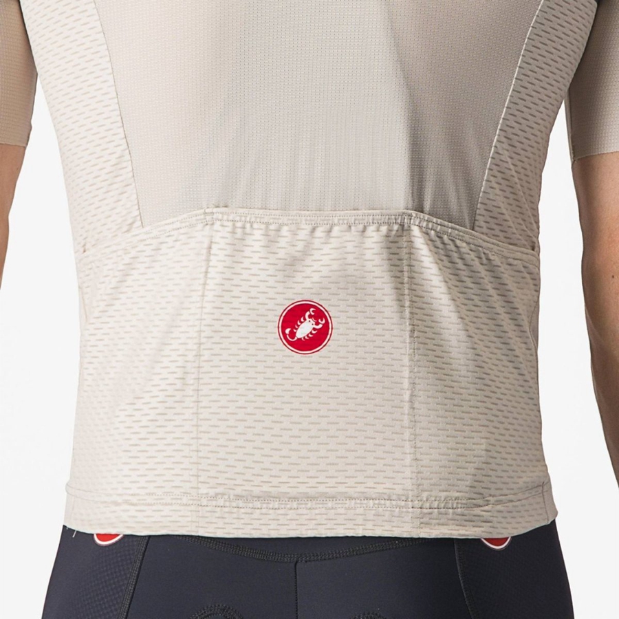 Castelli TRADIZIONE Jersey Herre Sølv Blå | 863042KJM