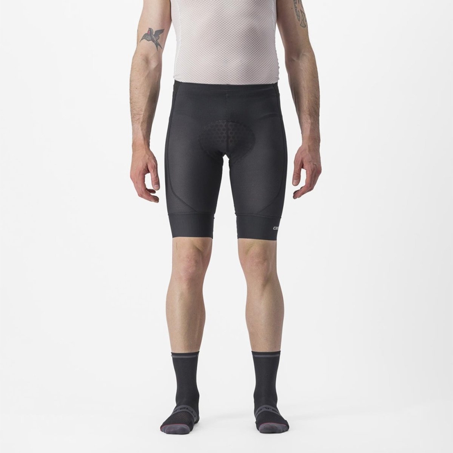 Castelli TRAIL LINER Shorts Herre Svarte | 698573COB