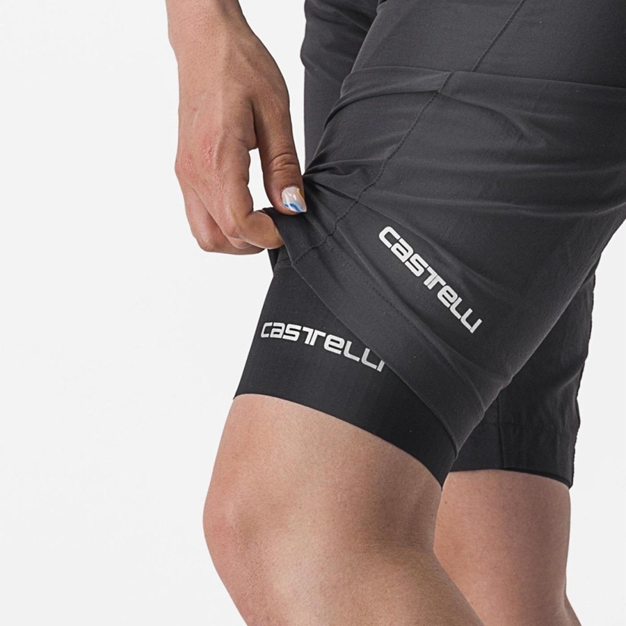 Castelli TRAIL W LINER Shorts Dame Svarte | 560942ATJ