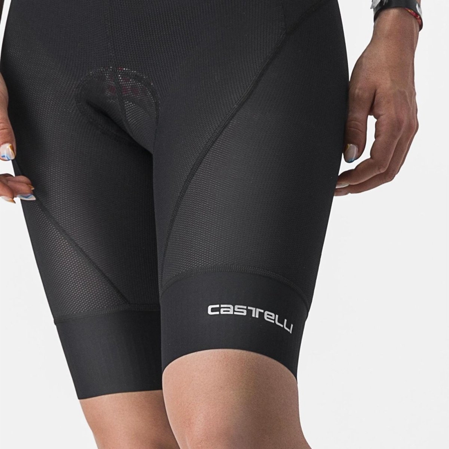 Castelli TRAIL W LINER Shorts Dame Svarte | 560942ATJ