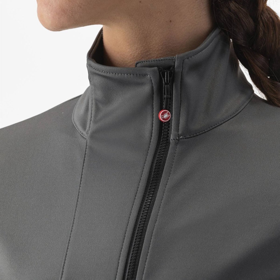 Castelli TRANSITION 2 W Jakker Dame Grå | 013576BYJ