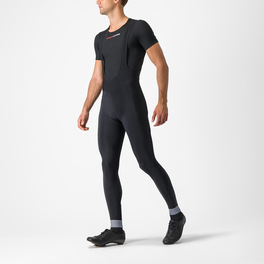 Castelli TUTTO NANO Tights Med Smekke Herre Svarte | 903684QGF