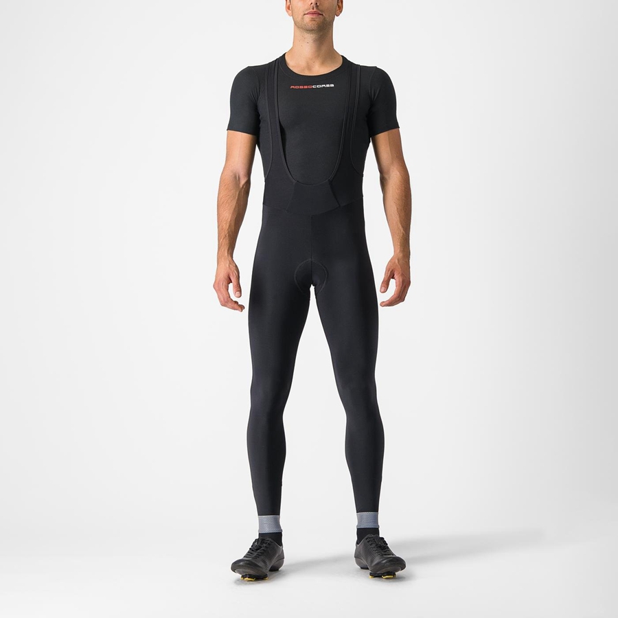 Castelli TUTTO NANO Tights Med Smekke Herre Svarte | 903684QGF