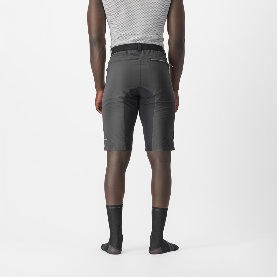 Castelli UNLIMITEDGY Shorts Herre Mørke Grå Svarte | 534078KQU