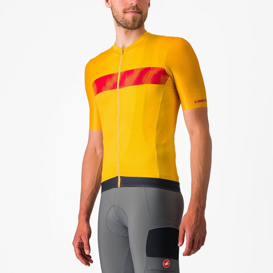 Castelli UNLIMITED ENDURANCE Jersey Herre Rød | 859130IJF