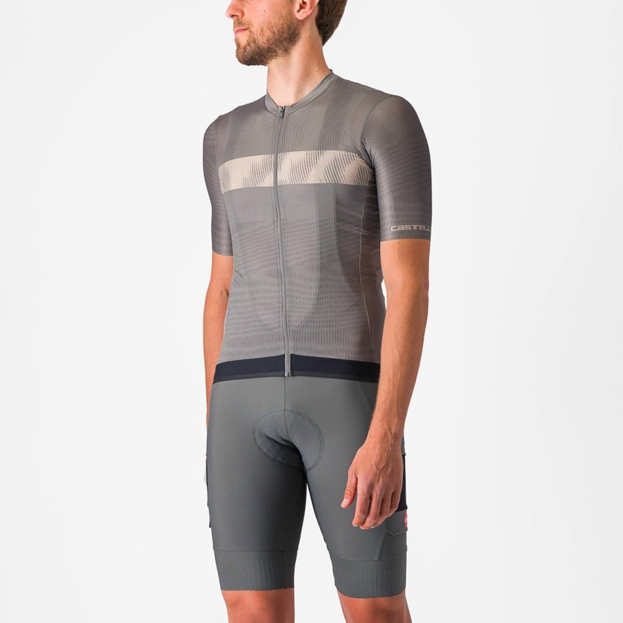 Castelli UNLIMITED ENDURANCE Jersey Herre Grå | 025147KQE