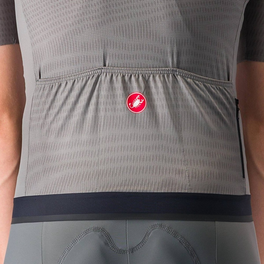 Castelli UNLIMITED ENDURANCE Jersey Herre Grå | 025147KQE