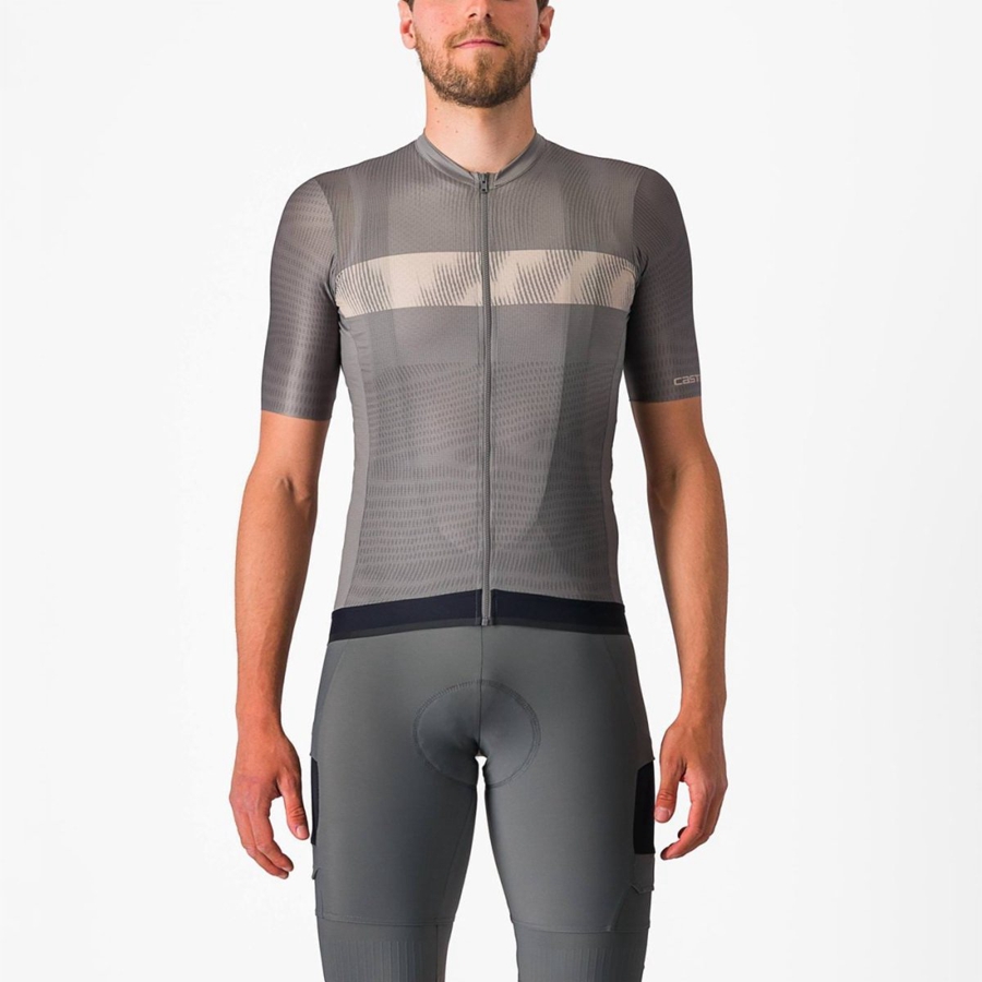 Castelli UNLIMITED ENDURANCE Jersey Herre Grå | 025147KQE