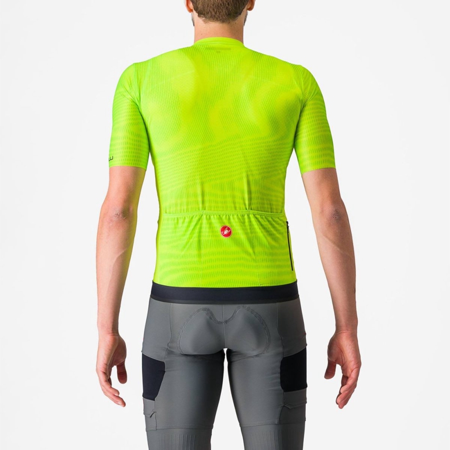 Castelli UNLIMITED ENDURANCE Jersey Herre Lyse Grønn Mørke Grå | 601523NXY