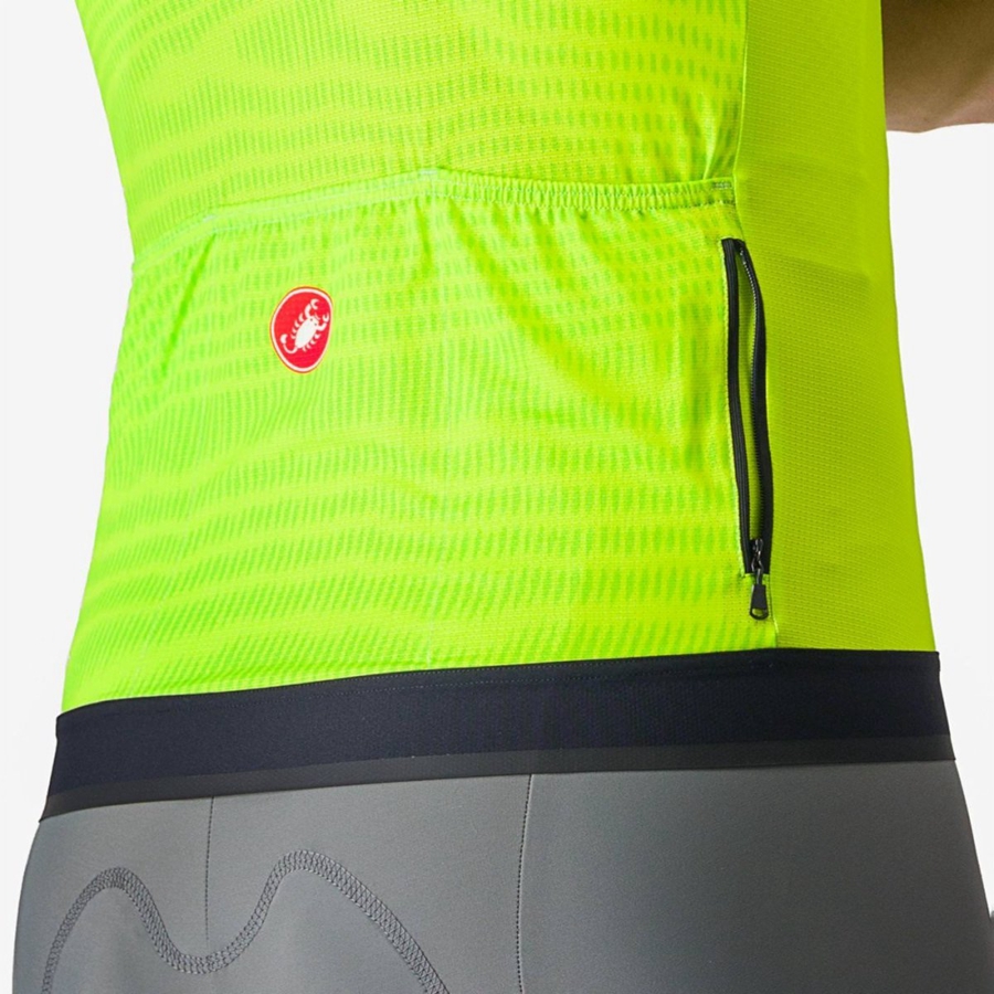 Castelli UNLIMITED ENDURANCE Jersey Herre Lyse Grønn Mørke Grå | 601523NXY