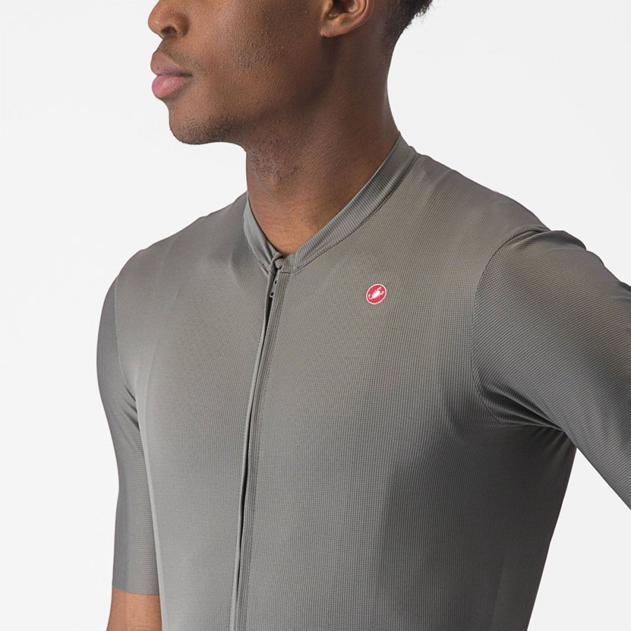 Castelli UNLIMITED ENTRATA 2 Jersey Herre Grå | 561023SFH