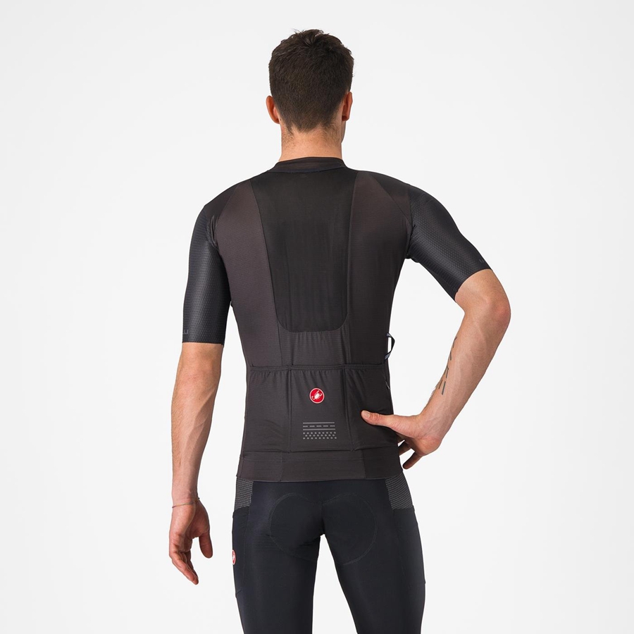 Castelli UNLIMITED PRO Jersey Herre Svarte | 827946LTS