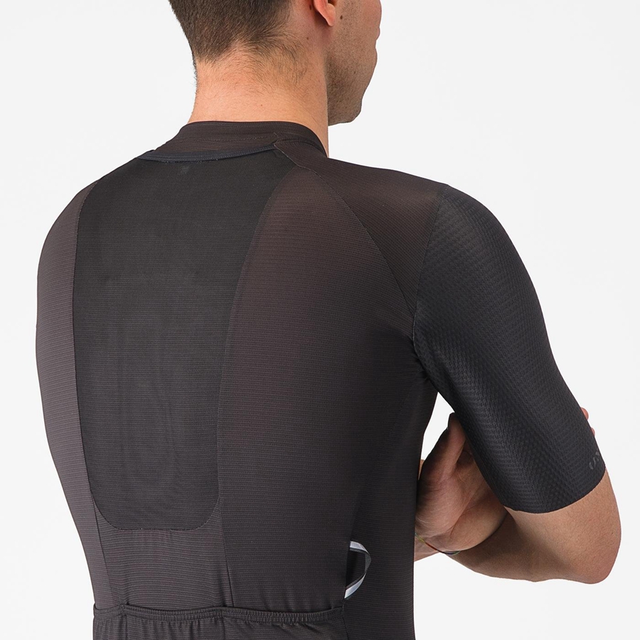 Castelli UNLIMITED PRO Jersey Herre Svarte | 827946LTS