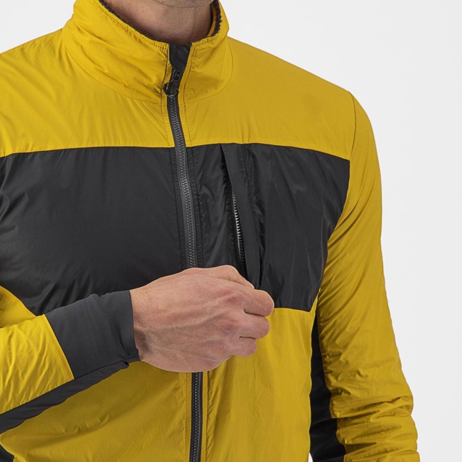 Castelli UNLIMITED PUFFY Jakker Herre Mørke Grå | 902368CRU