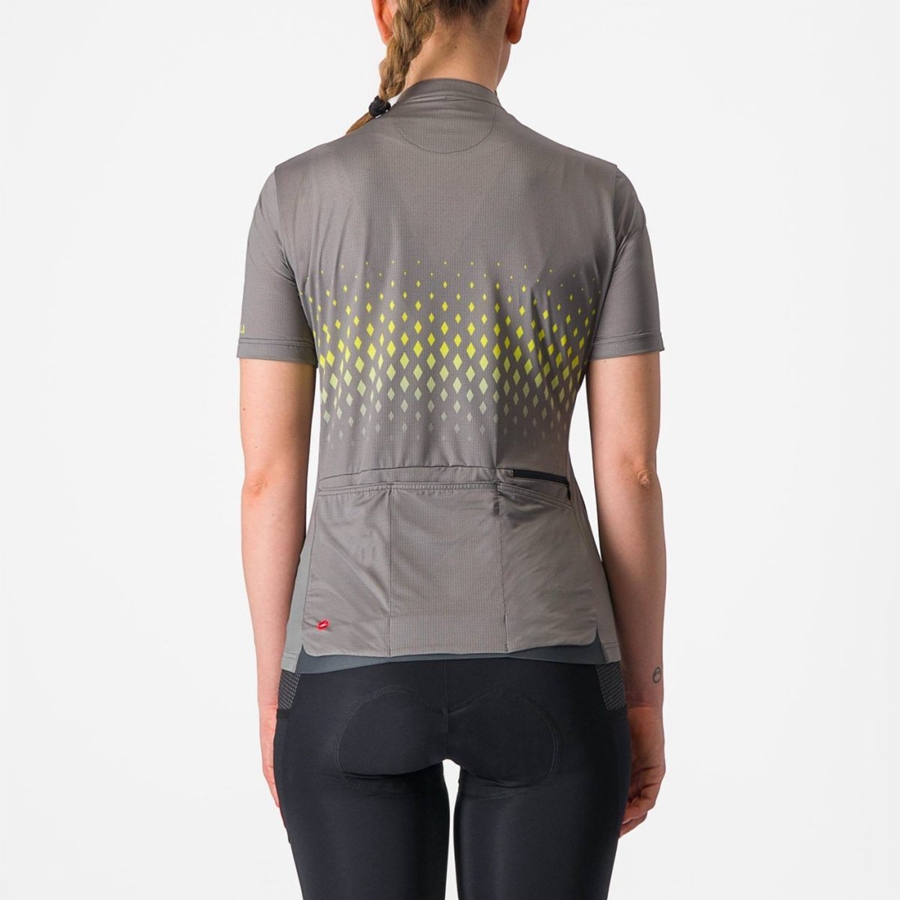 Castelli UNLIMITED SENTIERO 3 Jersey Dame Grå | 601457QYH